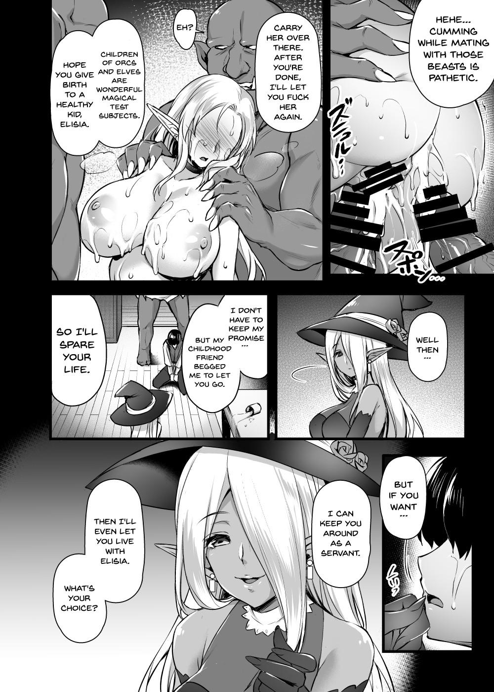 Hentai Manga Comic-Elf's Mom ~She Gets Raped By Orcs In From Of Her Son~-Read-23